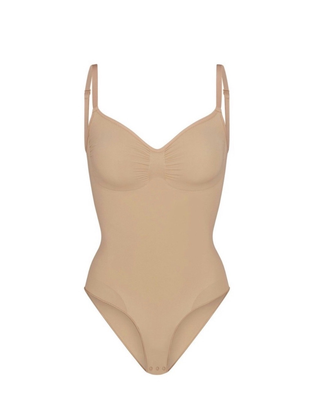 SKIMS Seamless Sculpt Brief Bodysuit Clay Small NWOT Shapewear